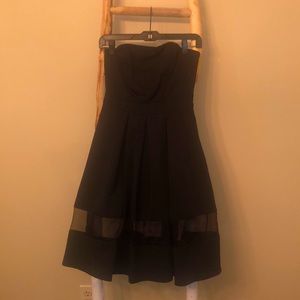Adorable black strapless dress! EUC
